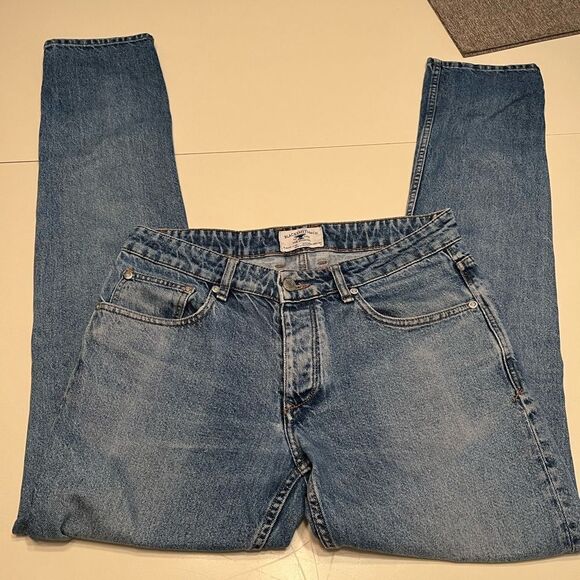 Blacksmith & Co. H.E. By Mango Button Fly Straight Leg Jeans sz 30 - Picture 1 of 7